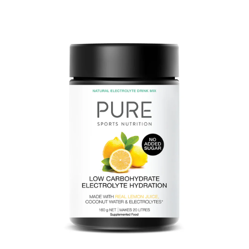 PURE - Electrolyte Hydration Low Carb - 160gm Tub - Assorted Flavours