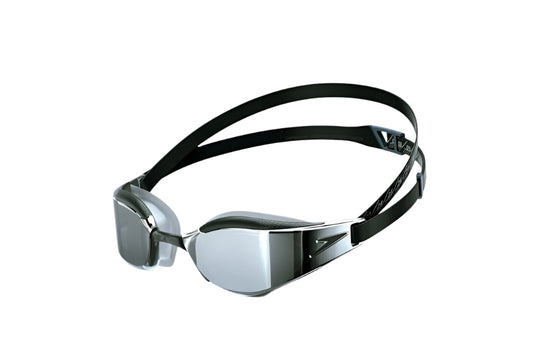 Speedo - Fastskin Hyper Elite Mirror Goggle - Black/Silver