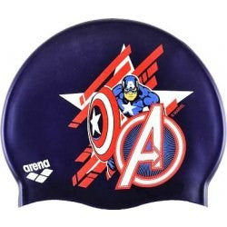 Arena - Junior Silicone Swim Cap - Captain America