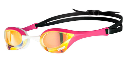 Arena - Cobra Ultra Swipe Mirror Goggle - Yellow-Copper-Pink