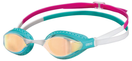 Arena - Air Speed Mirror Goggle - Yellow Copper Turquoise Multi