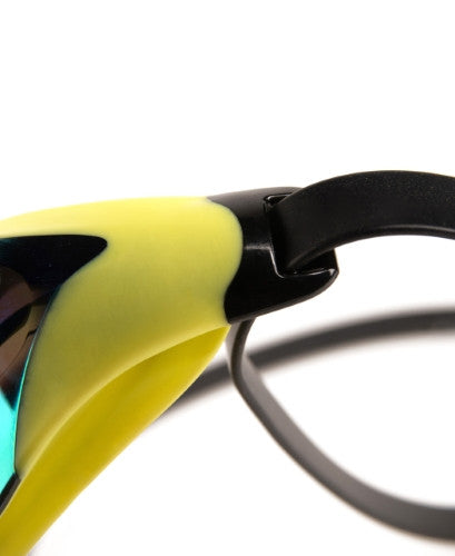 Arena - Cobra Core Swipe Mirror Goggle - Emerald-Cyber Lime