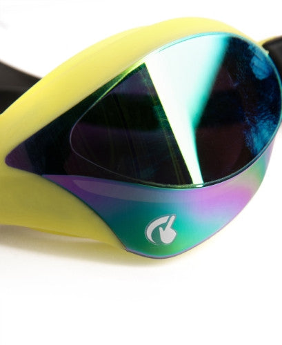 Arena - Cobra Core Swipe Mirror Goggle - Emerald-Cyber Lime