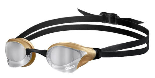 Arena - Cobra Core Swipe Mirror Goggle - Silver Gold