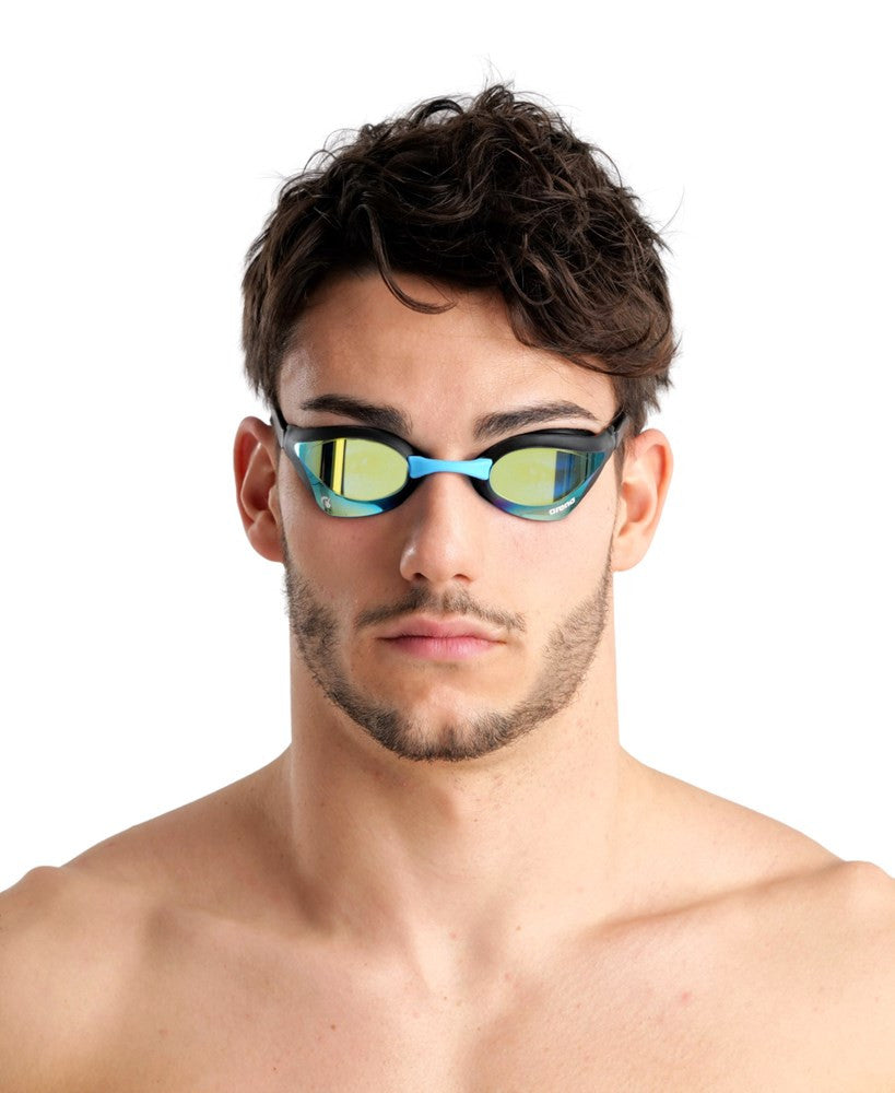 Arena - Cobra Core Swipe Mirror Goggle - Aqua Black