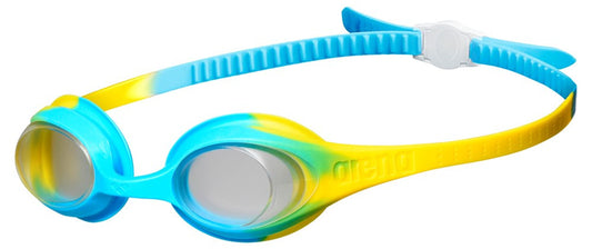 Arena - Spider Kids Goggle - Light Blue/Clear/Yellow