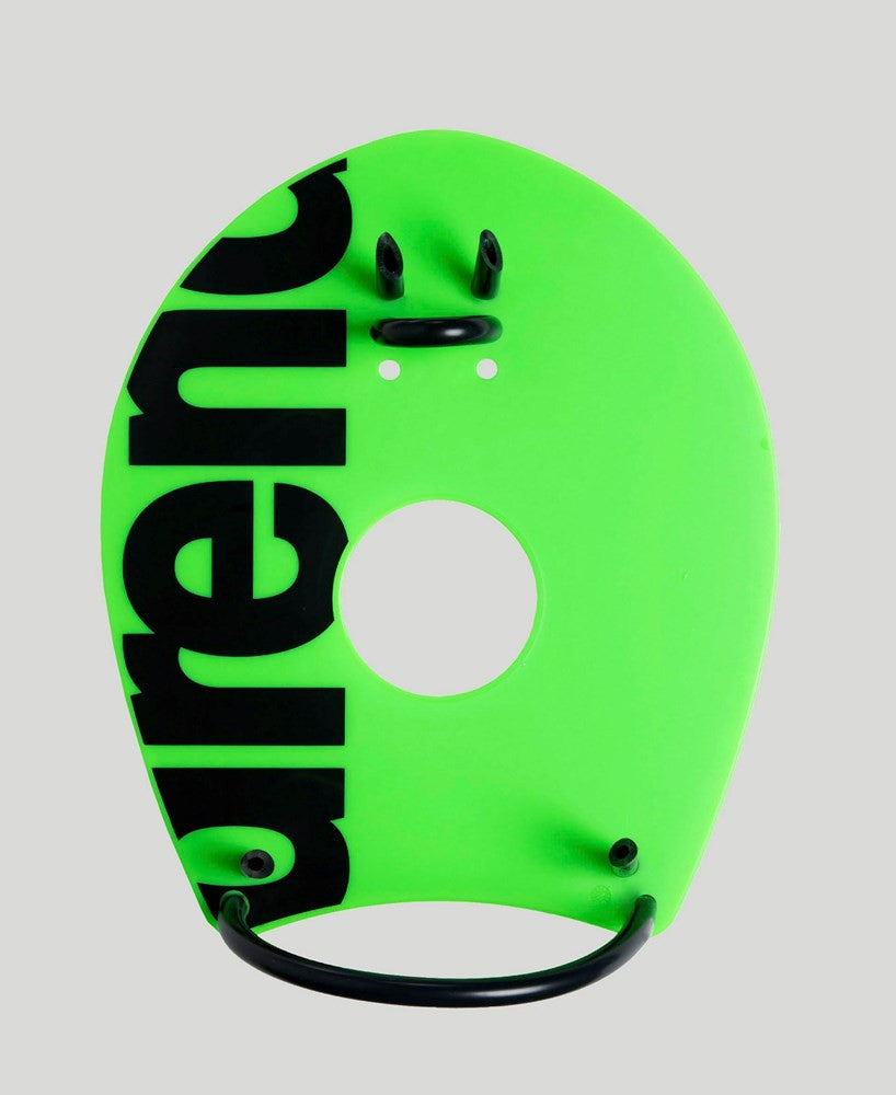 Arena - Elite 2 Hand Paddles - Green-Black