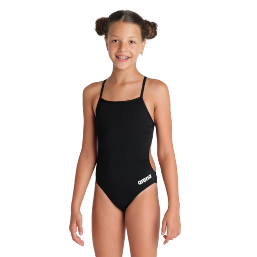 Arena - Girls - Team Swimsuit Challenge One Piece - Black-White