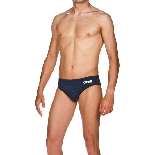 Arena - Mens - Team Solid Brief - Navy White