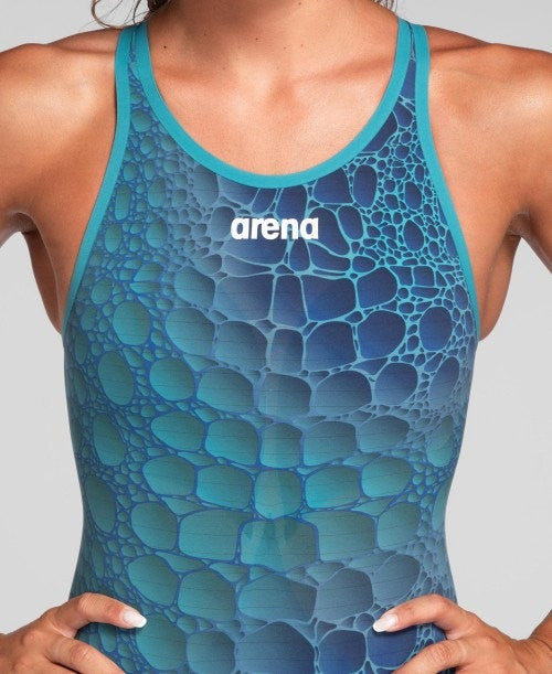 Arena - Womens - Powerskin Carbon Air2 Open Back Kneeskin - Limited Edition Abyss Caimano