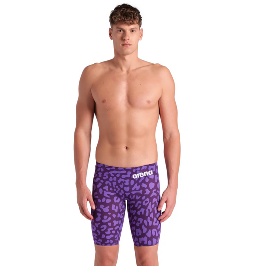 Arena - Mens - Powerskin Carbon Air2 Jammer - Limited Edition Leopard Skin Violet