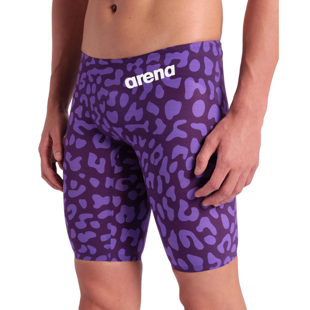 Arena - Mens - Powerskin Carbon Air2 Jammer - Limited Edition Leopard Skin Violet