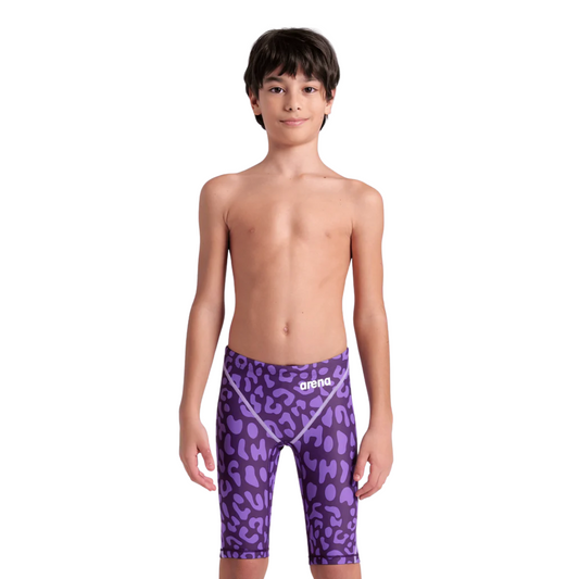 Arena - Boys - Powerskin ST NEXT Limited Edition Jammer - Leopard Skin Violet