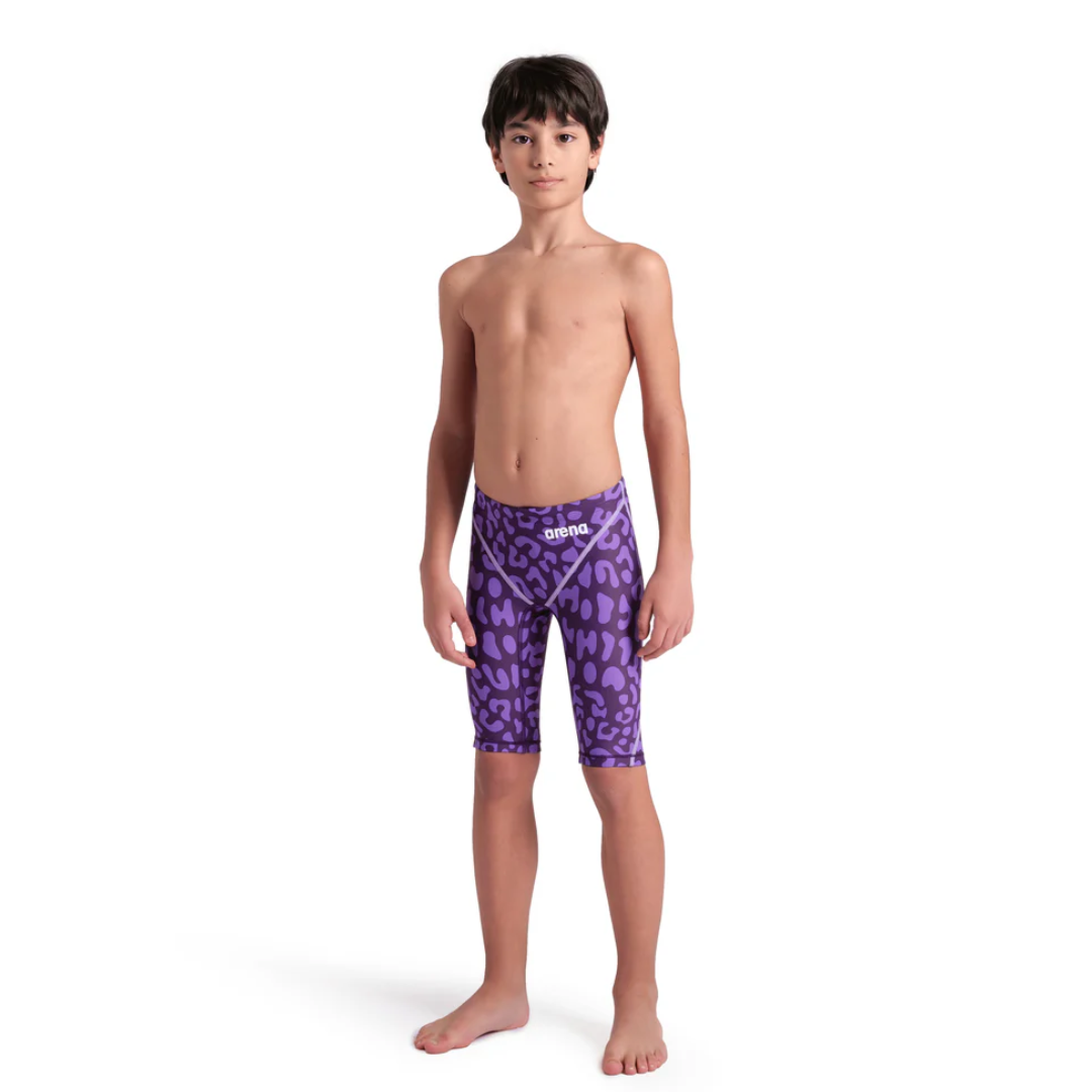 Arena - Boys - Powerskin ST NEXT Limited Edition Jammer - Leopard Skin Violet