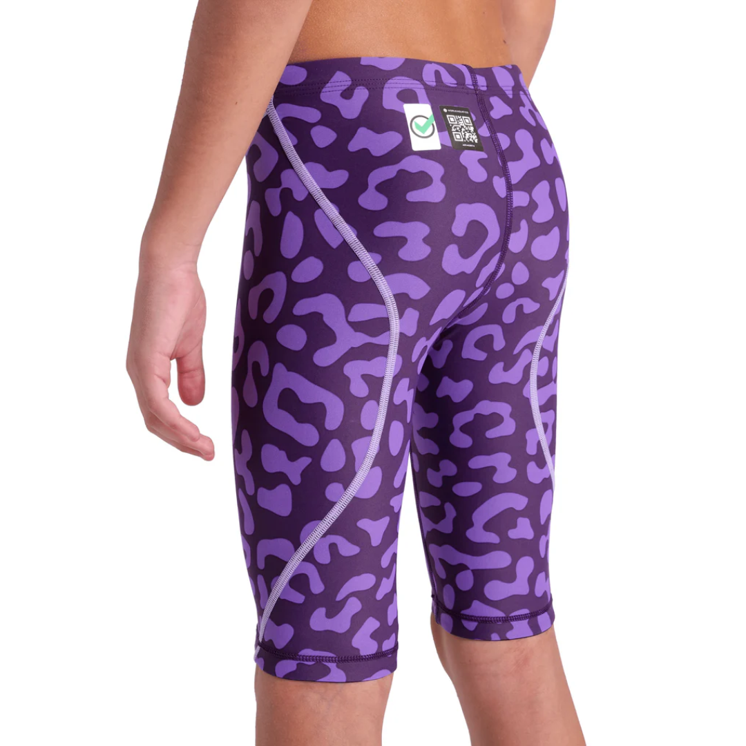 Arena - Boys - Powerskin ST NEXT Limited Edition Jammer - Leopard Skin Violet