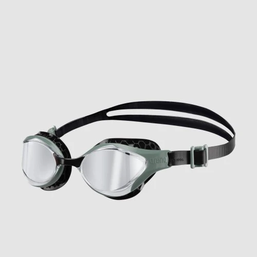 Arena - Air Bold Swipe Mirror Goggle - Silver/Dark Olive