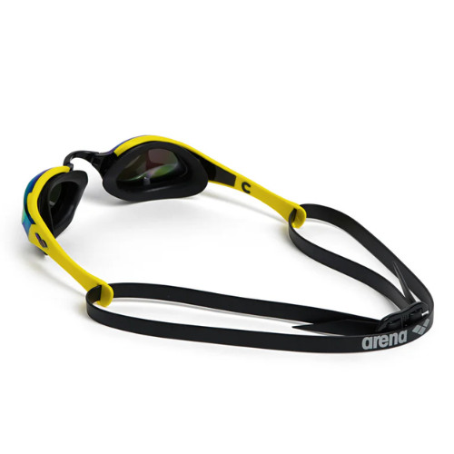 Arena - Cobra Edge Swipe Mirror Racing Goggles - Emerald/Yellow/Black