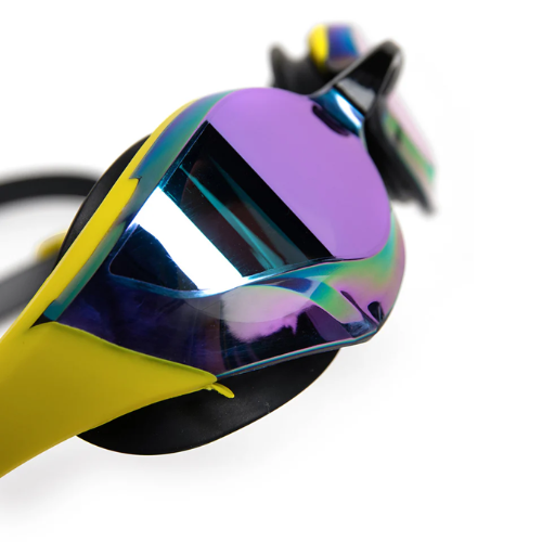 Arena - Cobra Edge Swipe Mirror Racing Goggles - Emerald/Yellow/Black