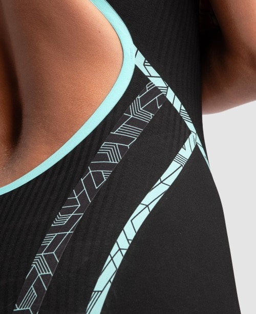 Arena - Womens - Powerskin Primo Open Back - Black Teal