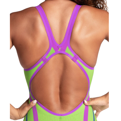 Arena - Womens - Powerskin Primo Open Back - Emerald Boa