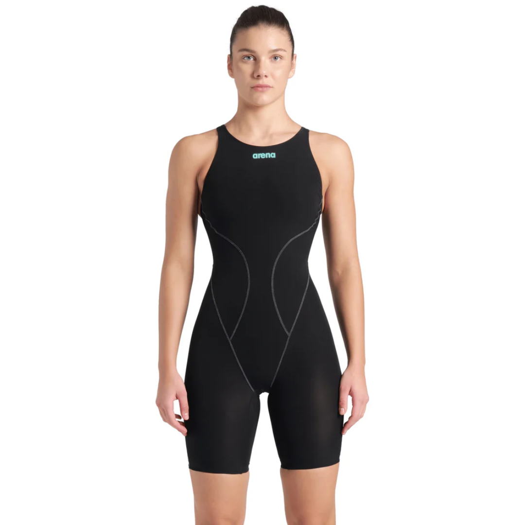 Arena - Womens - Powerskin Impulso Openback - Black/Teal