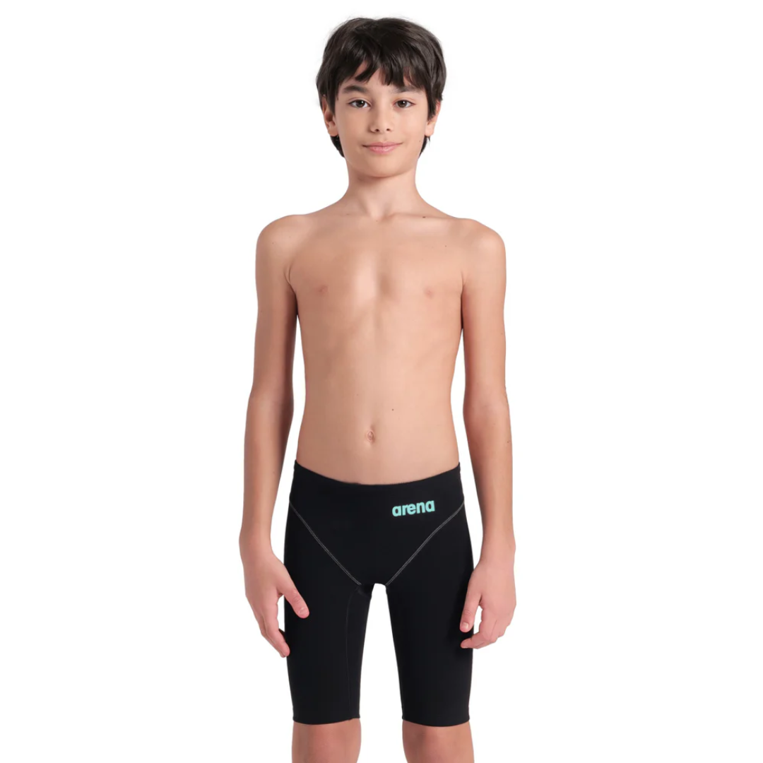 Arena - Boys - Powerskin Impulso Racing Jammer - Black Teal