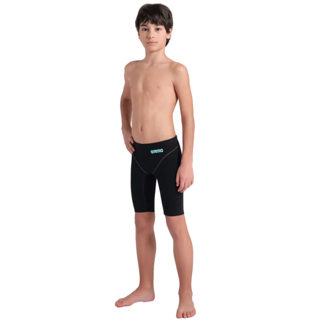 Arena - Boys - Powerskin Impulso Racing Jammer - Black Teal