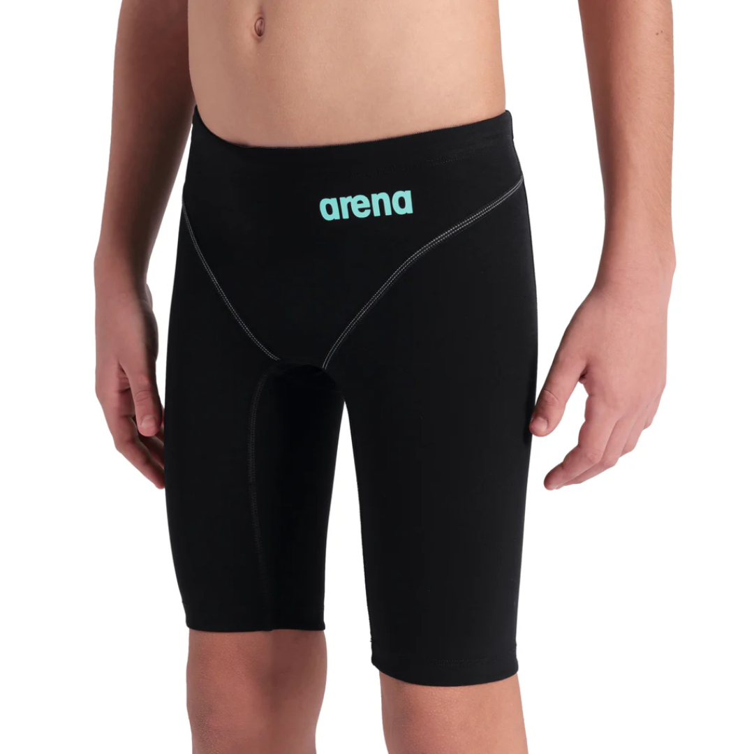 Arena - Boys - Powerskin Impulso Racing Jammer - Black Teal