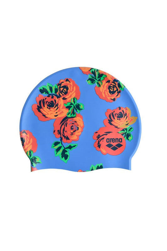 Arena - Silicone Swim Cap Print 2 - Flowers