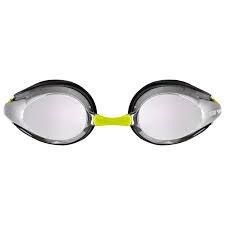 Arena - Tracks Junior Mirror Goggle - Silver Black Fluoro Yellow