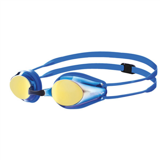 Arena - Tracks Junior Mirror Goggle - Blue Yellow Revo