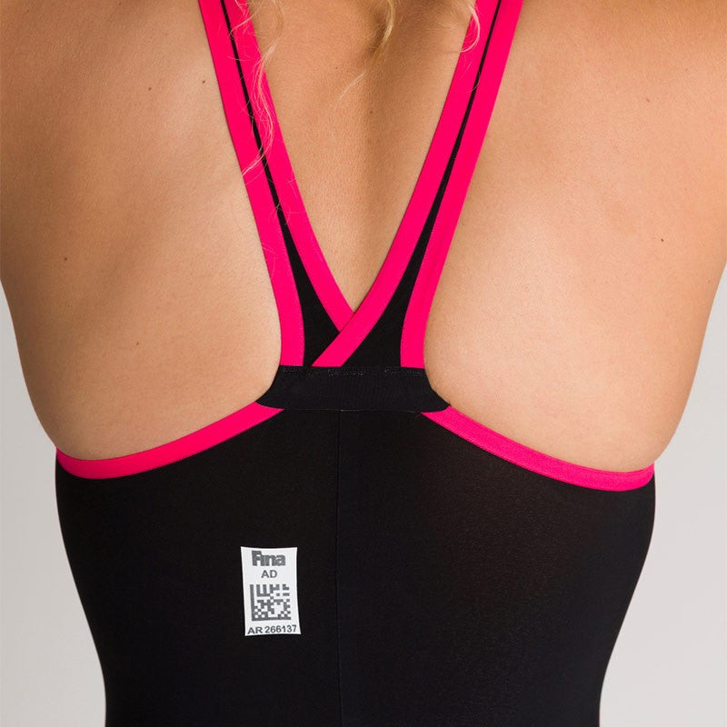 Arena - Womens - Powerskin R-Evo+ Open Water Closed Back - Black Fluro