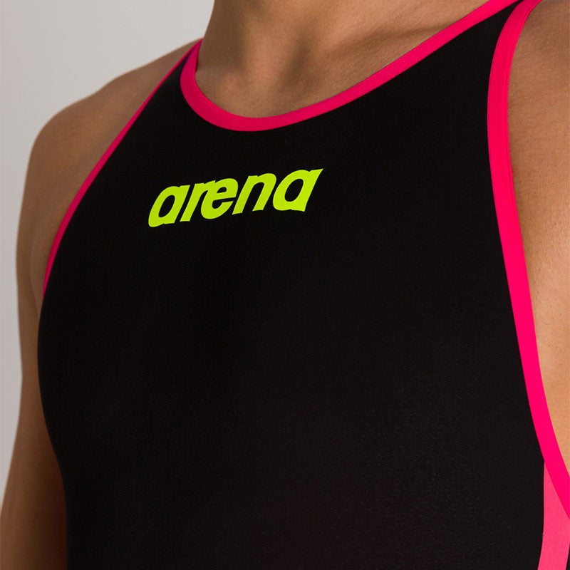 Arena - Mens - Powerskin R-EVO+ Open Water Closed Back - Black Fluro