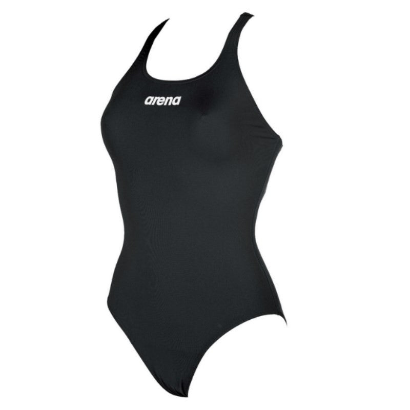 Arena - Girls - Solid Swim Pro - Junior One Piece - Black/White