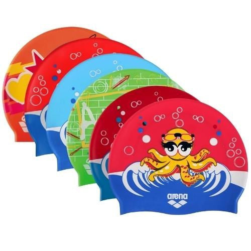 Arena - Water Tribe Swim Cap - Junior - Assorted Designs & Colours