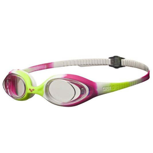 Arena - Spider Junior Goggle - Lime/Fuchsia/White/Clear