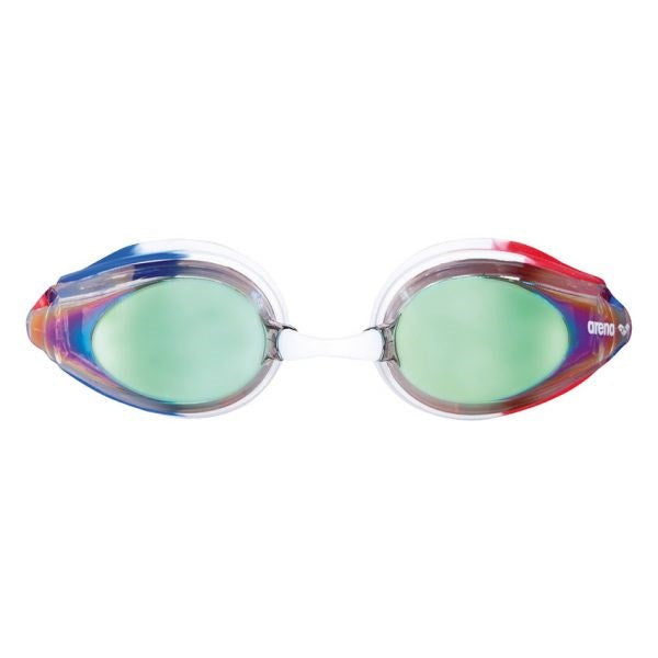 Arena - Tracks Mirror Goggle - Gold Blue Red