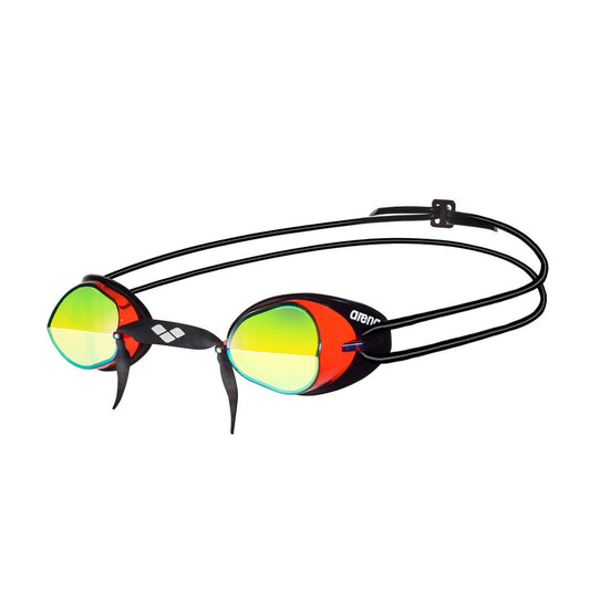 Arena - Swedix Mirror Split Lens Racing Goggle - Red Yellow Black