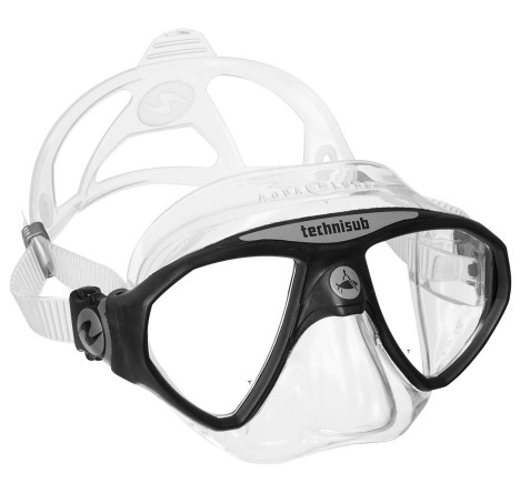 Aqua Sphere - Micro Mask - Clear Silicone/Silver