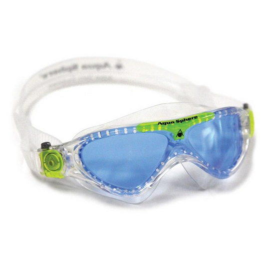 Aqua Sphere - Vista Junior Mask - Blue Lens Clear/Green Frame