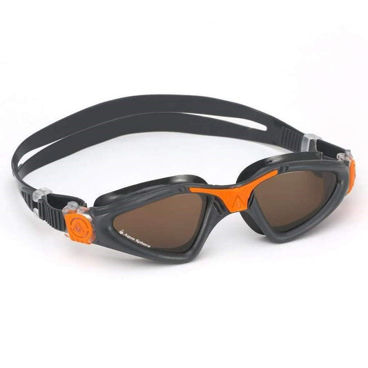 Aqua Sphere - Kayenne Polarized Lens Goggle - Grey/Orange