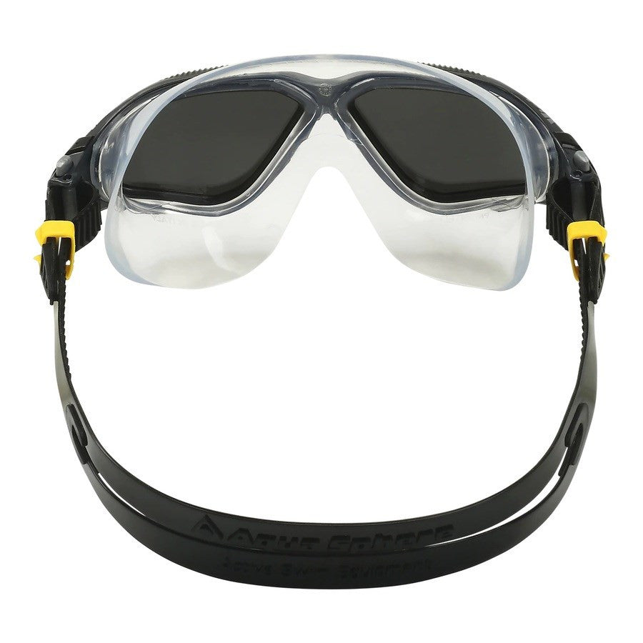 Aqua Sphere - Vista Mask - Dark Grey Black Frame Silver Mirror Lens