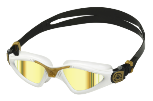 Aqua Sphere - Kayenne Mirror Lens Goggle - White/Gold