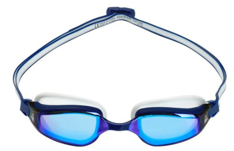 Aqua Sphere - Fastlane Goggles - Mirrored Blue Lens - Blue/White