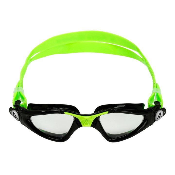 Aqua Sphere - Kayenne Jr Swim Goggle - Clear Lens - Black/Green Frame