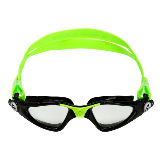 Aqua Sphere - Kayenne Jr Swim Goggle - Clear Lens - Black/Green Frame