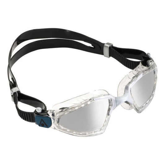 Aqua Sphere - Kayenne Pro Goggle - Silver Titanium Mirror Lens Clear Grey Frame