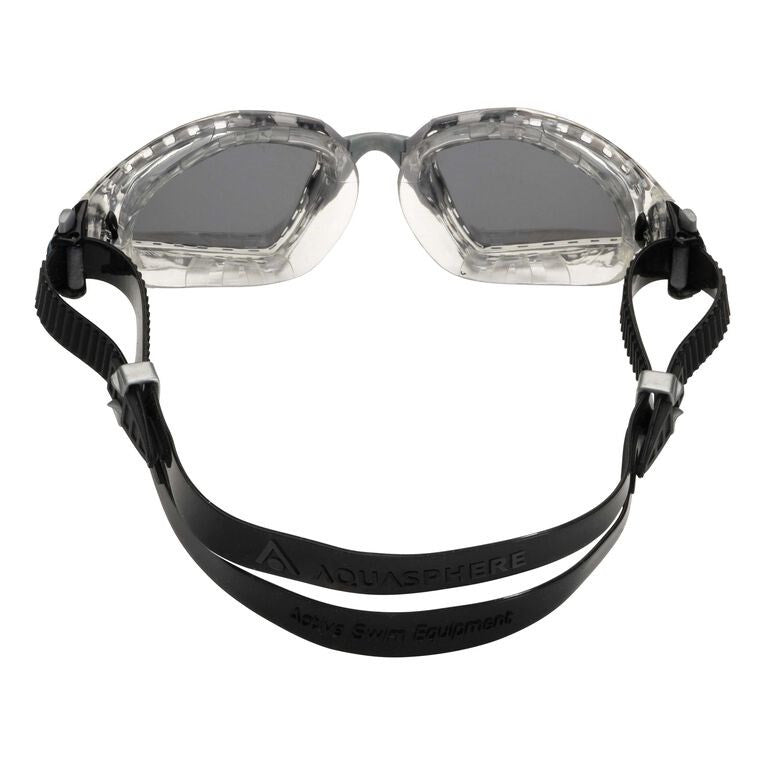 Aqua Sphere - Kayenne Pro Goggle - Silver Titanium Mirror Lens Clear Grey Frame