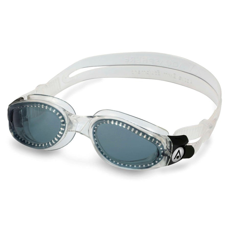 Aqua Sphere - Kaiman Goggle - Smoke Lens Clear Frame