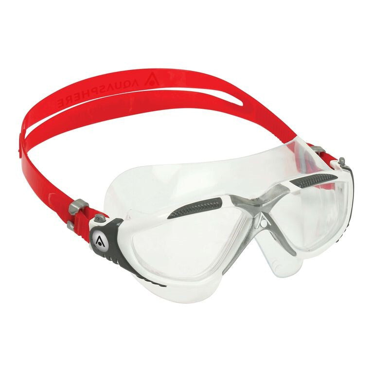 Aqua Sphere - Vista Mask - White Silver Frame Clear Lens